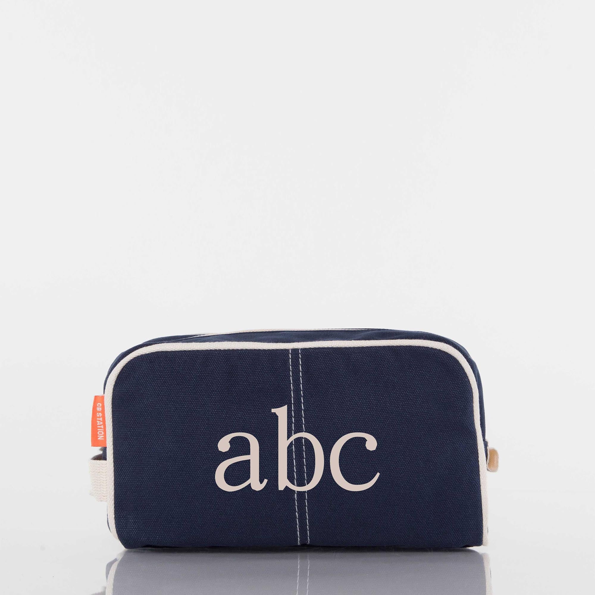 ✏️ Canvas Toiletry Bag, Dopp Kit (Customizable)