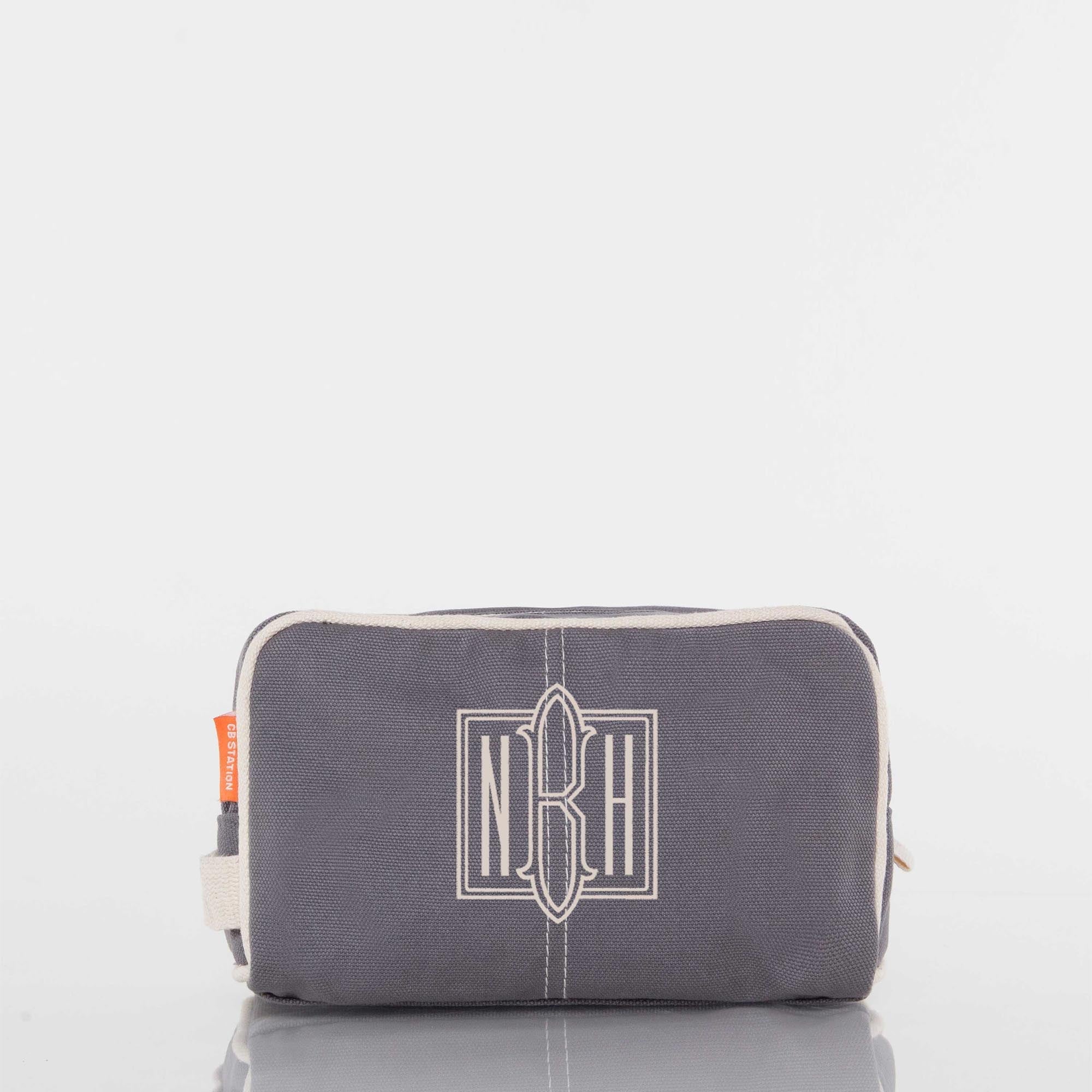 ✏️ Canvas Toiletry Bag, Dopp Kit (Customizable)