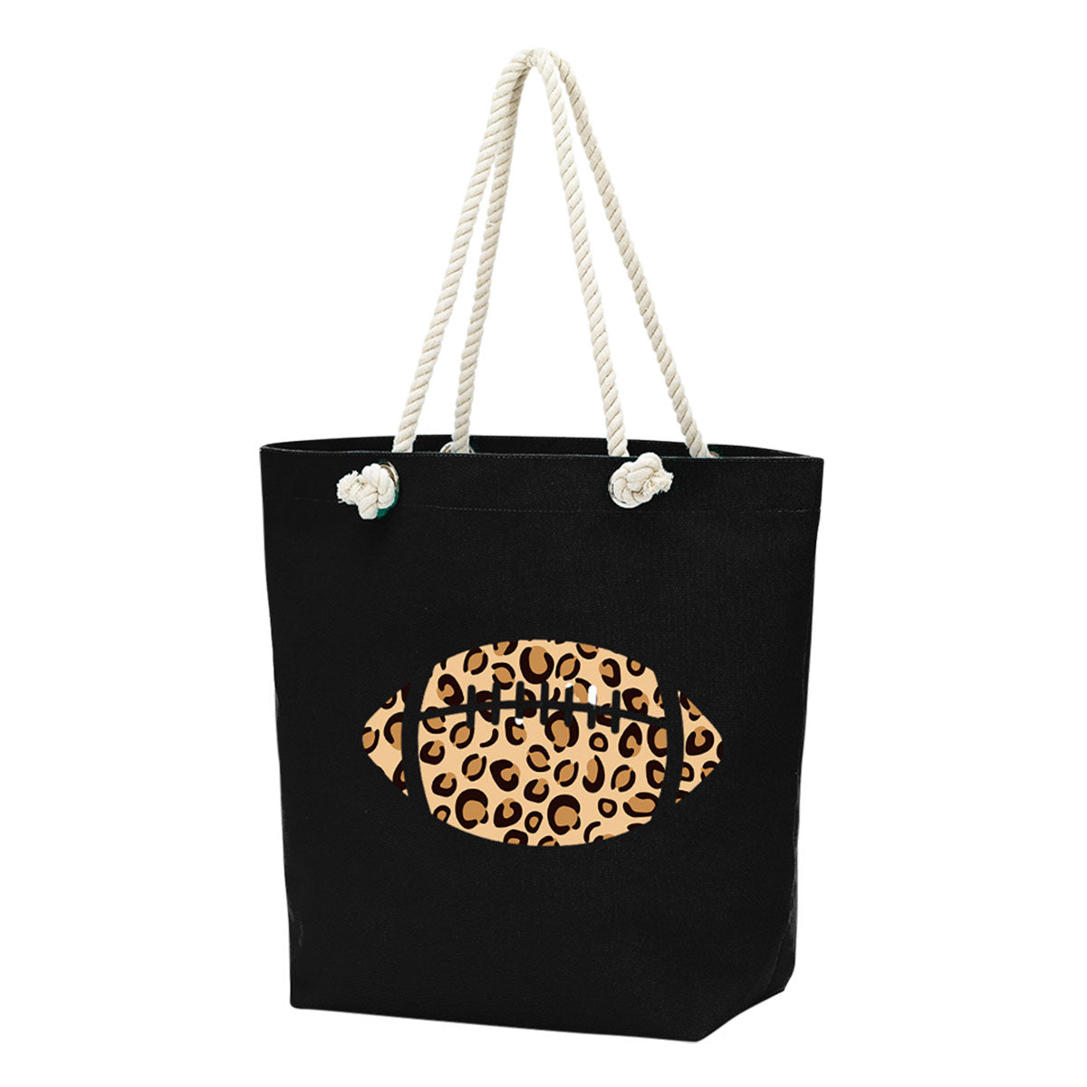 Leopard Football Castaway Tote