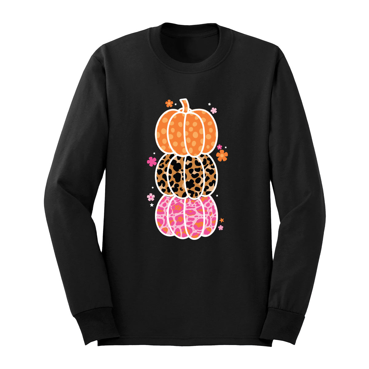 Pumpkin Stack Long Sleeve Shirt