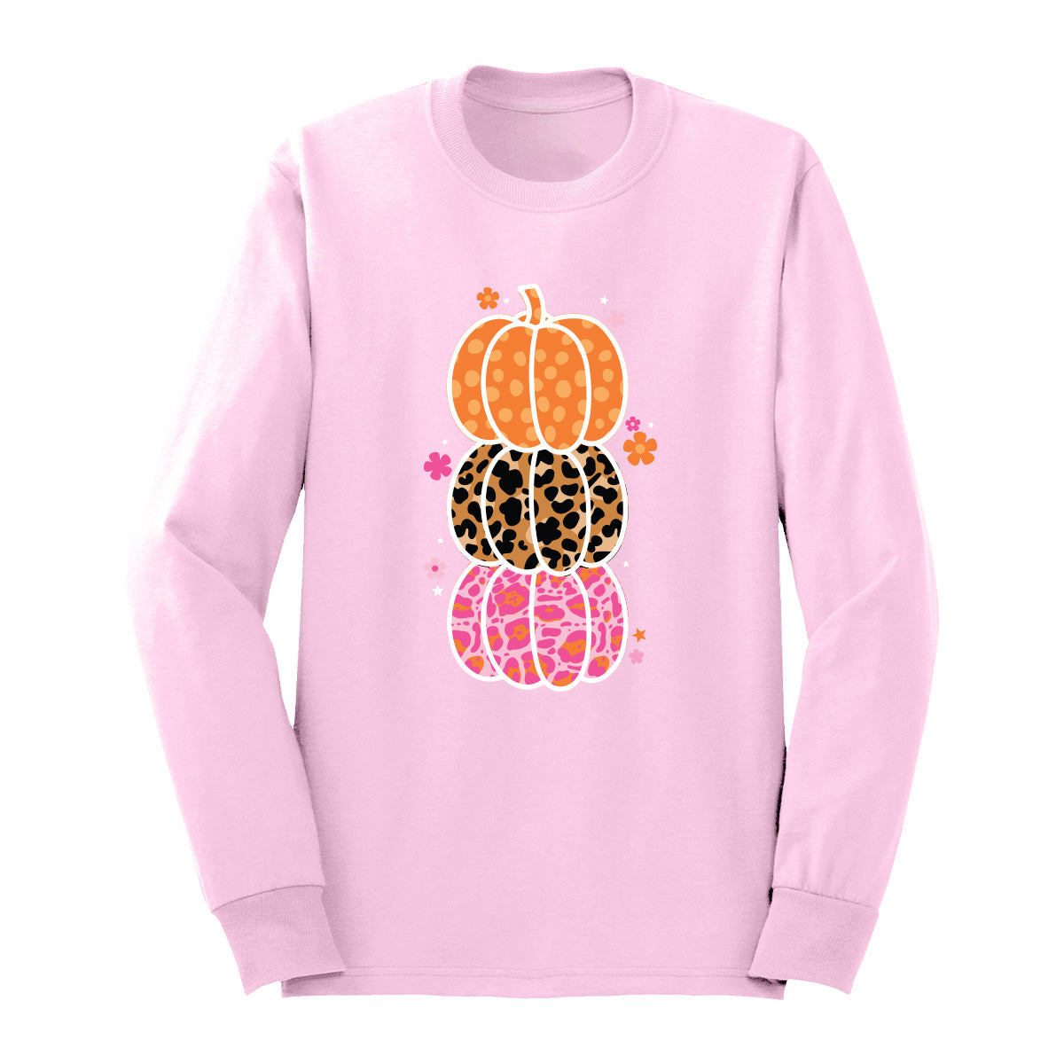 Pumpkin Stack Long Sleeve Shirt