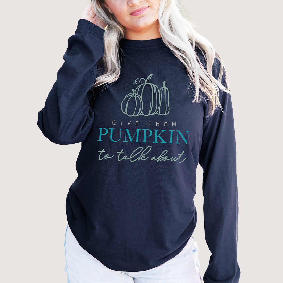 Give Them Pumpkin to Talk About Sweatshirt