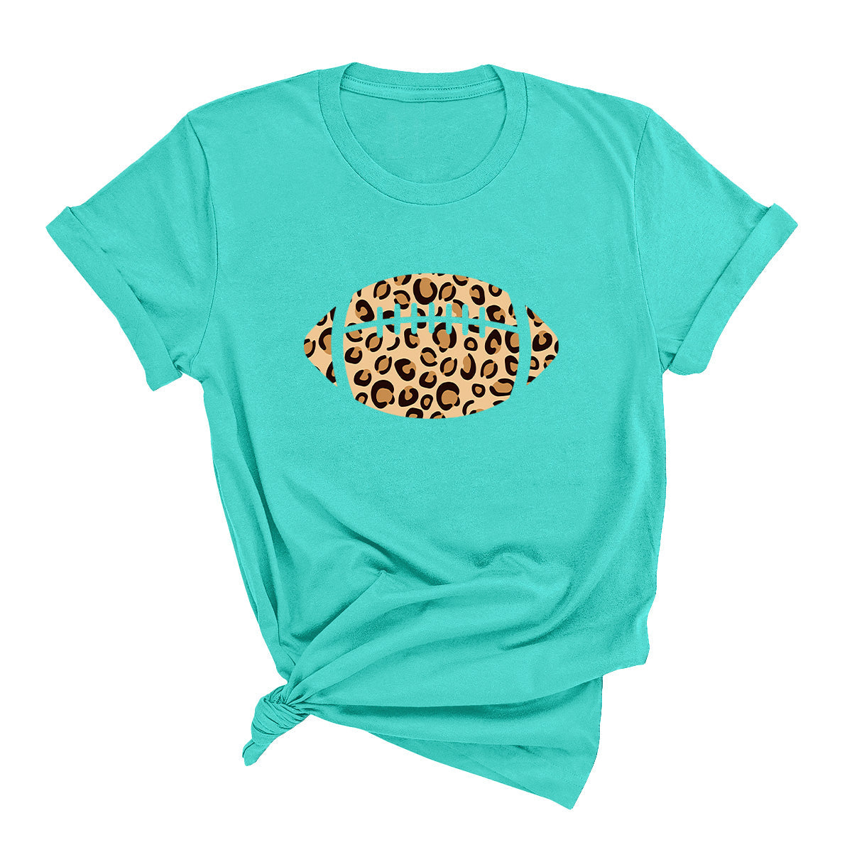 Leopard Football T-Shirt