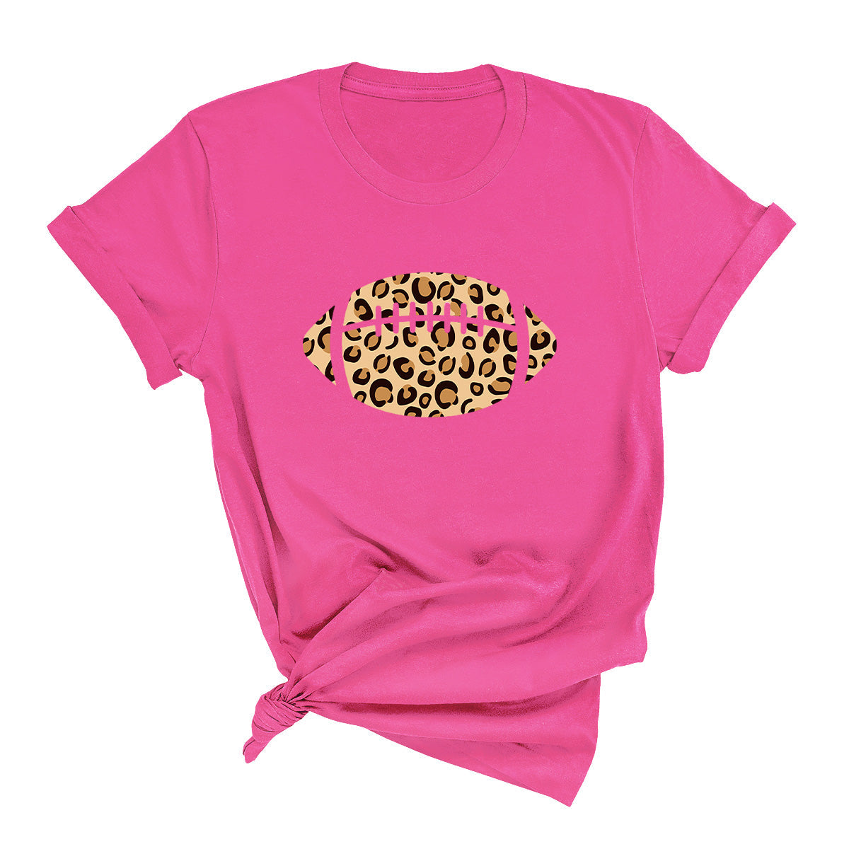 Leopard Football T-Shirt