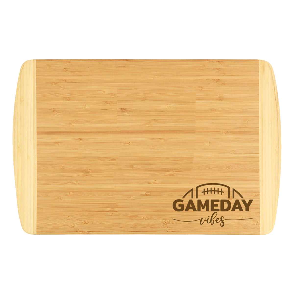 Game Day Vibes Two-Tone Cutting & Charcuterie Board