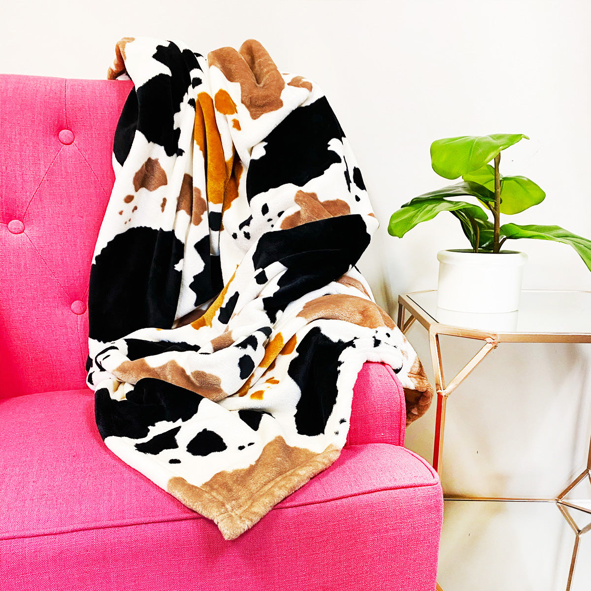 ✏️ Plush Blanket - Soft Polyester Throw - Herd That (Customizable)