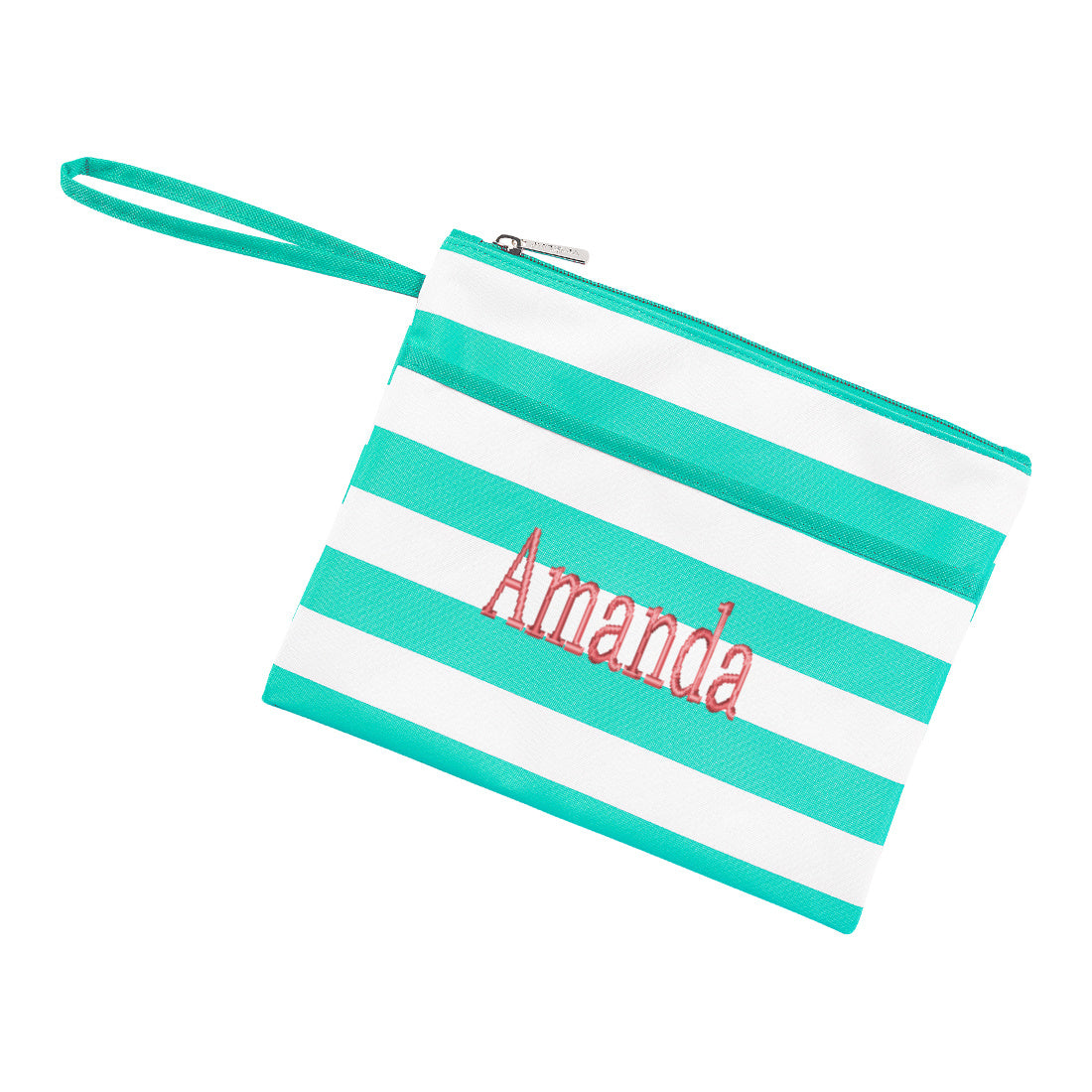 ✏️ Zip Pouch Bag with Wristlet - Bikini Bag - Wet Pouch (Customizable)