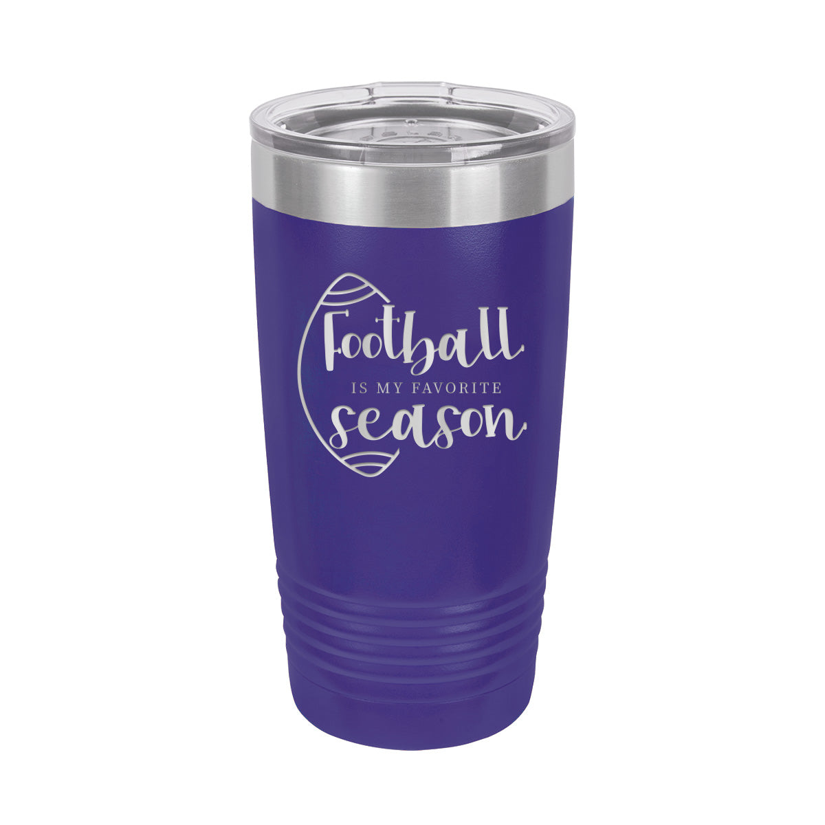 Football Is My Favorite Season - Insulated Stainless, Football Tumbler Cup - 20 oz