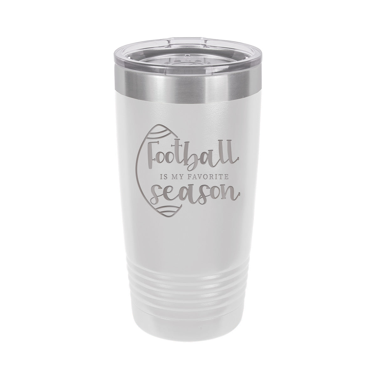 Football Is My Favorite Season - Insulated Stainless, Football Tumbler Cup - 20 oz