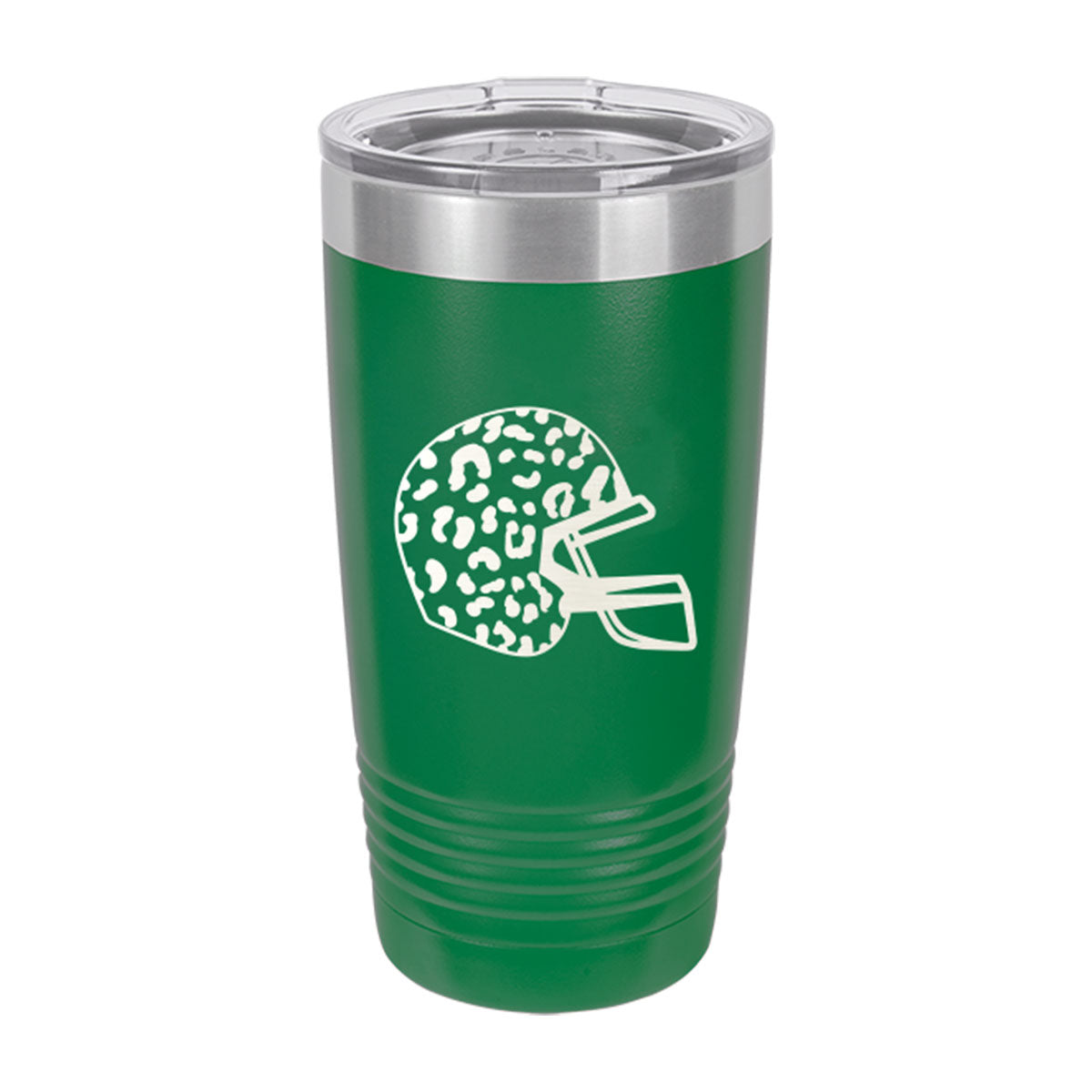 Leopard Helmet - Insulated Stainless, Football Tumbler Cup - 20 oz