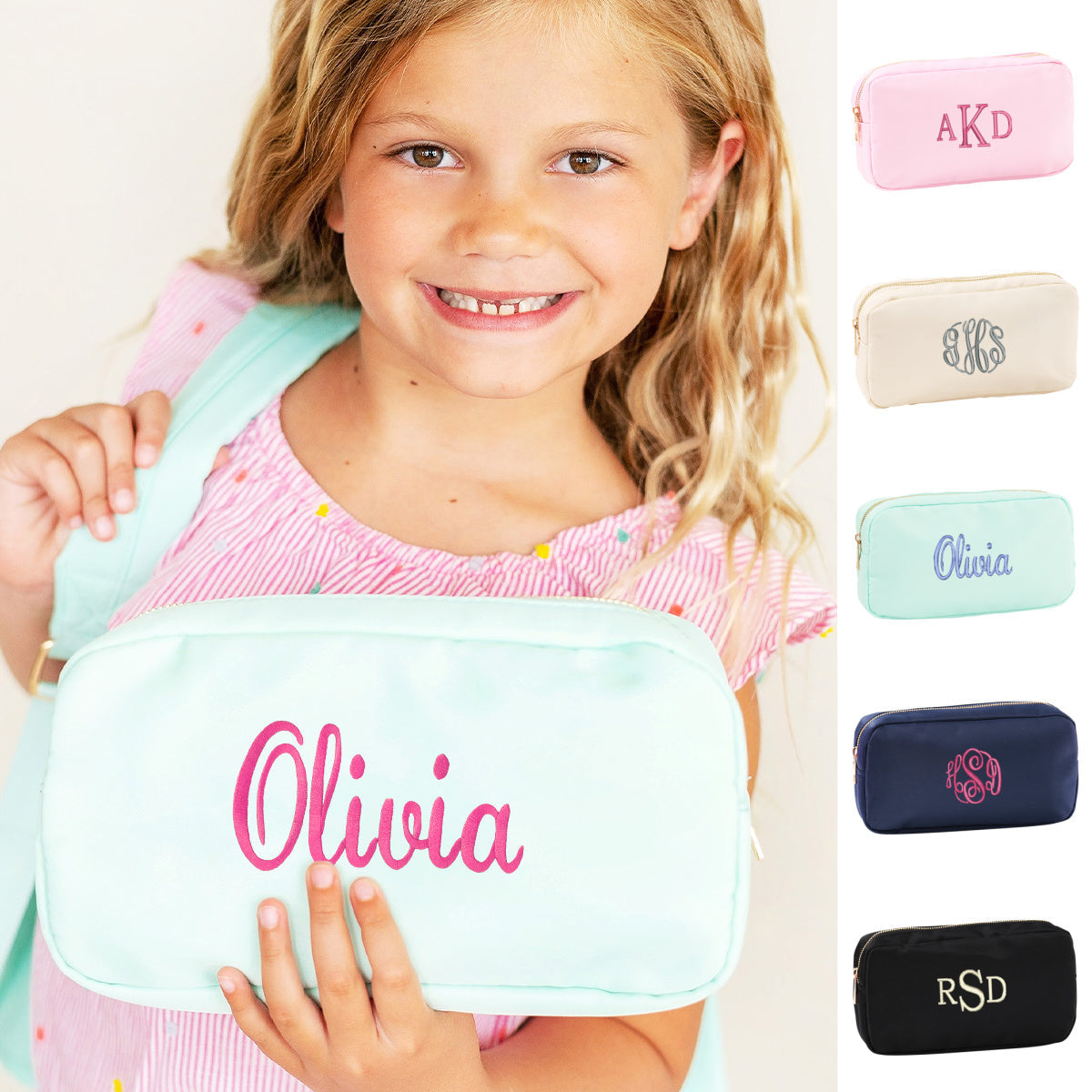 ✏️ Kids Pencil Pouch Accessory Bag (Customizable)