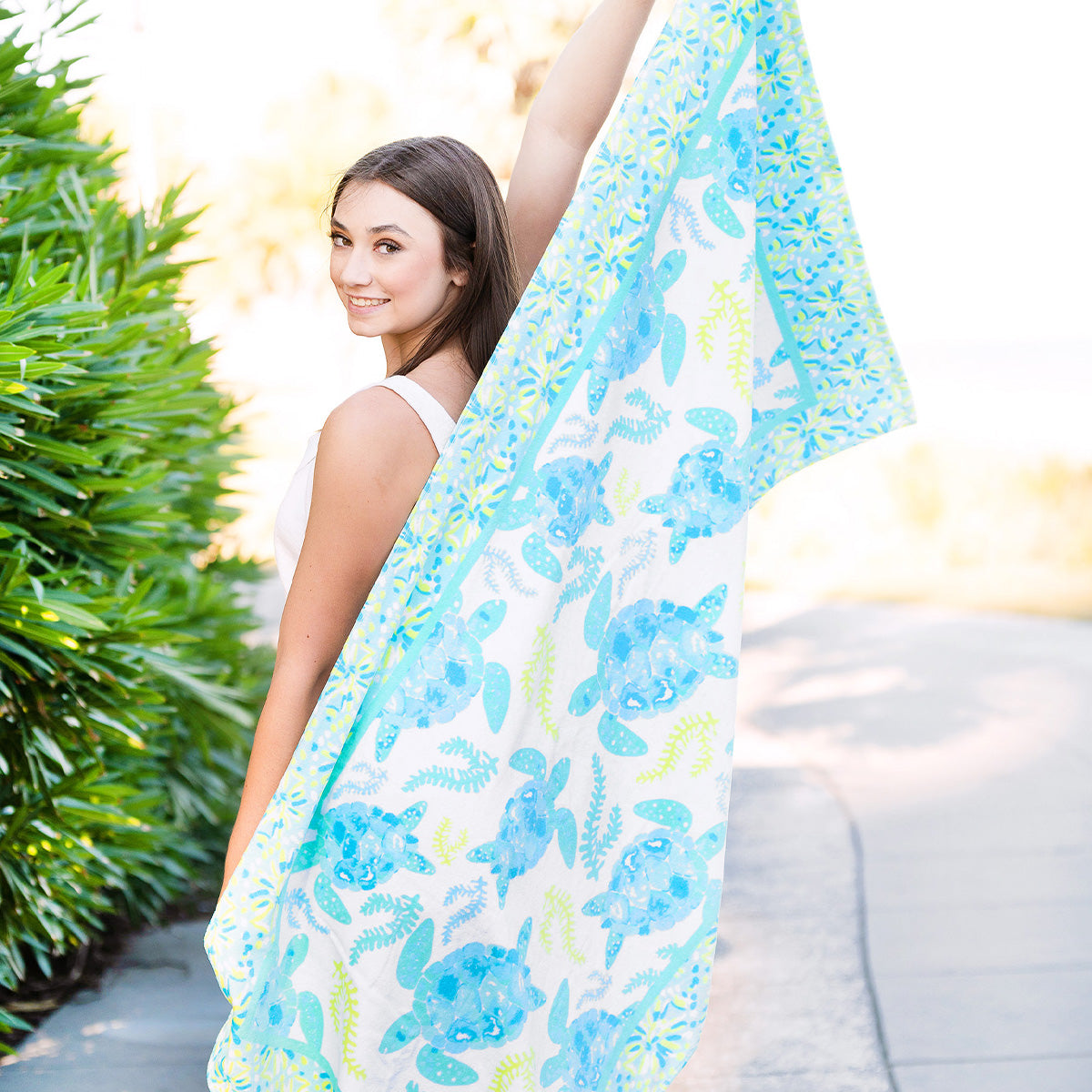 ✏️ Beach Towel - Turtally Cool (Customizable)